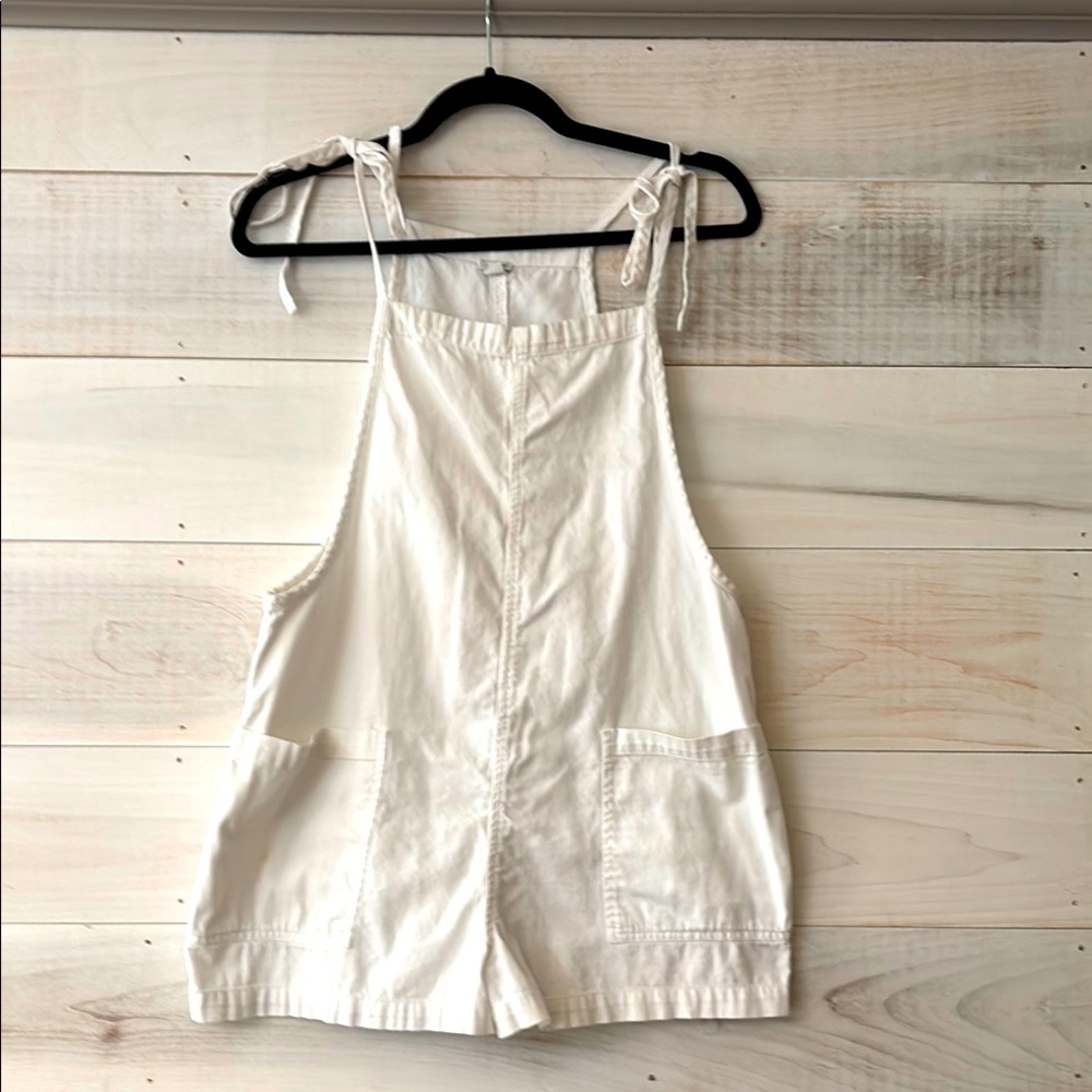 Aerie White Sleeveless Romper